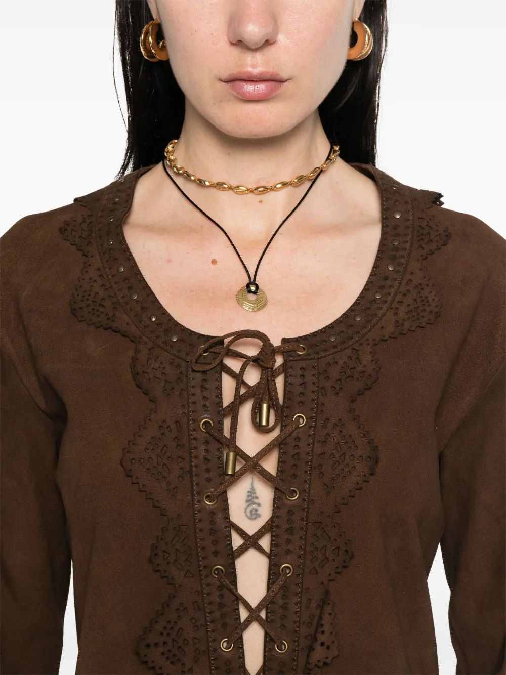 ISABEL MARANT Mini Chic Leather Dress