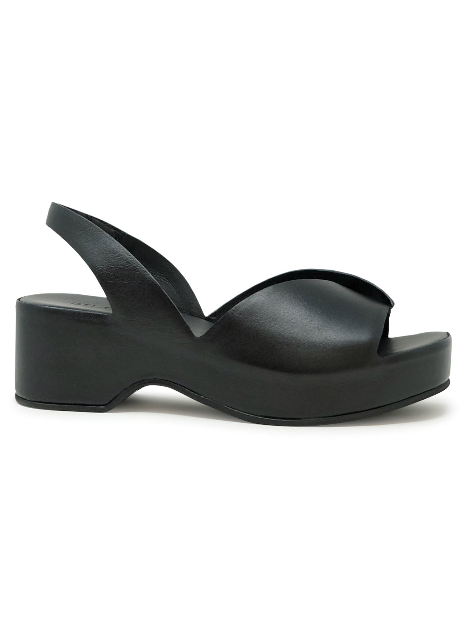 ROBERTO DEL CARLO Elegant Leather Sandals with 50 mm Heel