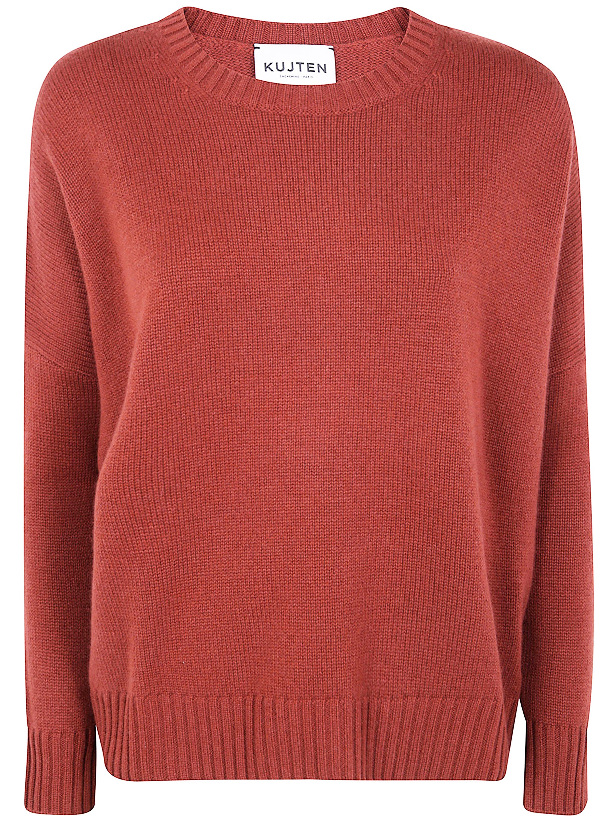 KUJTEN Round Neck Cashmere Sweater for Women
