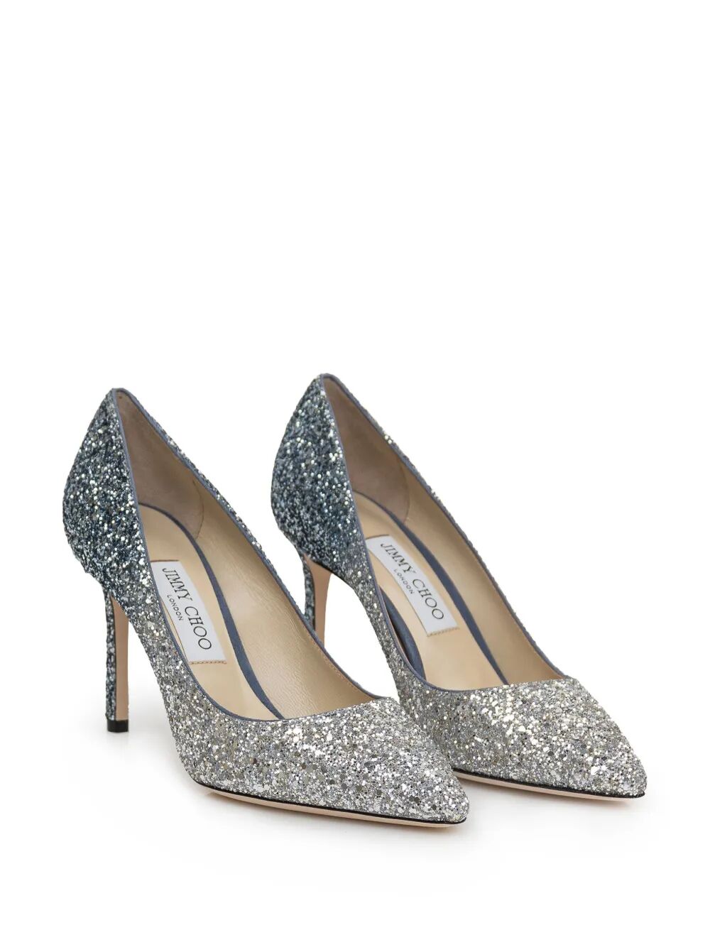 JIMMY CHOO Glitter Degradé Pumps 85