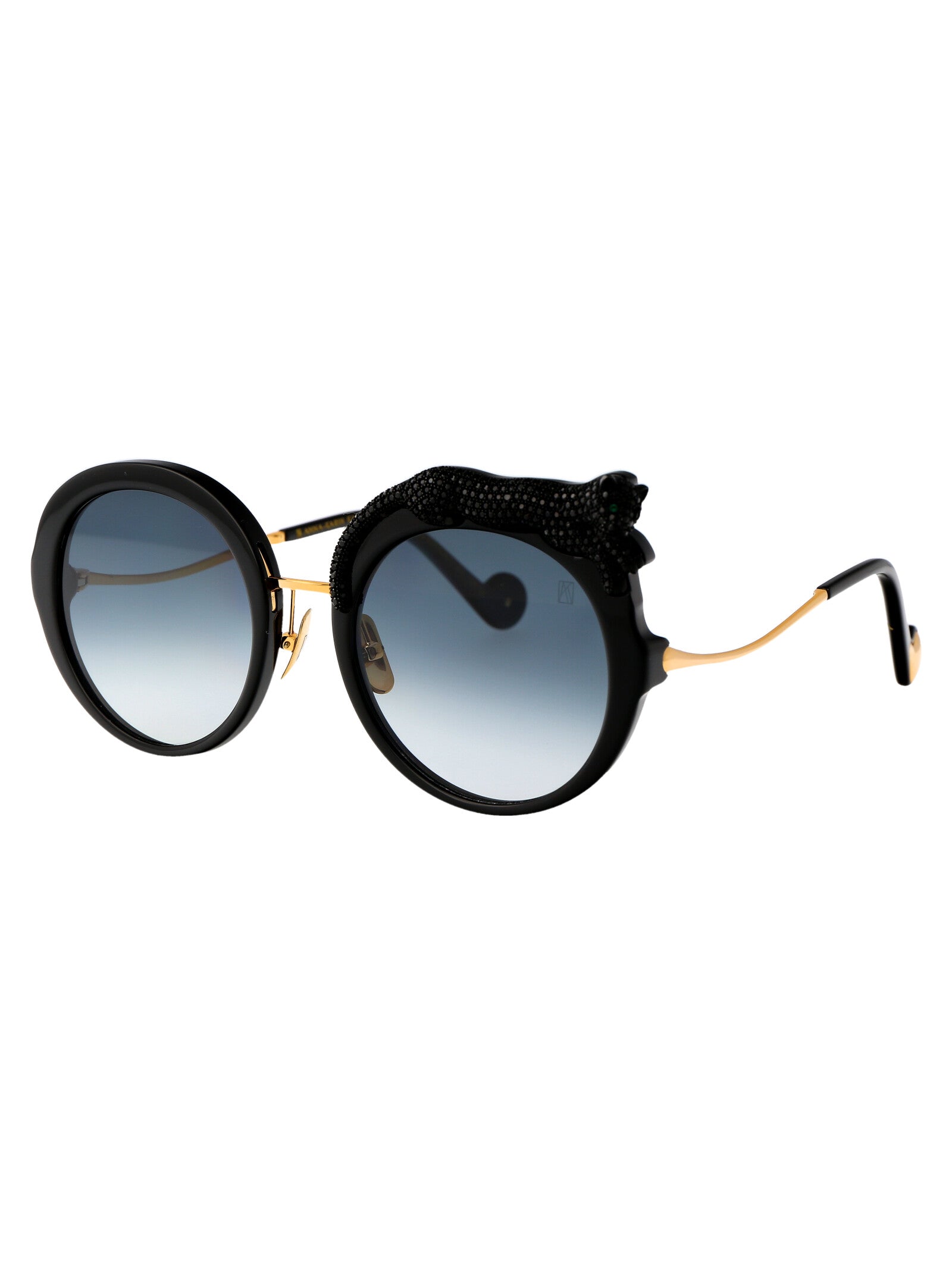 ANNA KARIN KARLSSON Chic Crystal Acetate Sunglasses