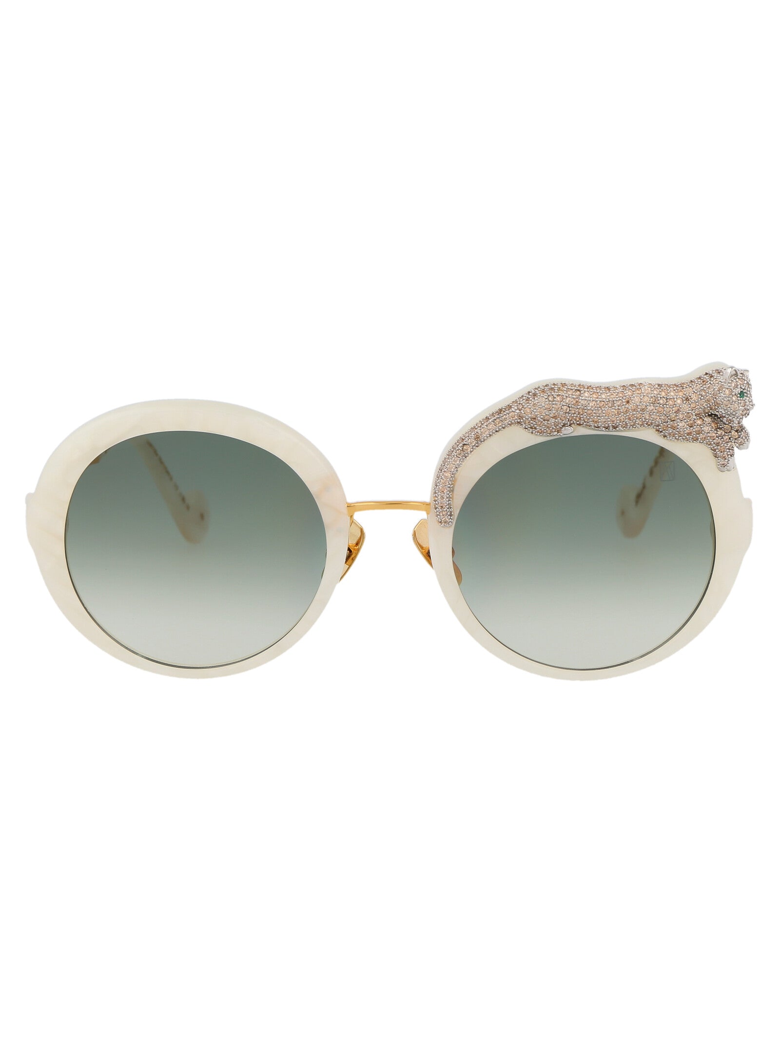 ANNA KARIN KARLSSON Elegant Pearl Acetate Sunglasses