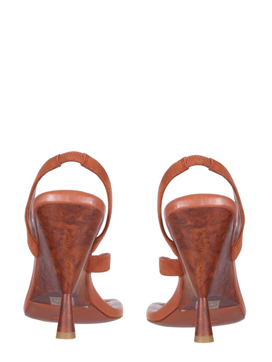 GIA BORGHINI Rosie 12 Footbed Wedge Sandals