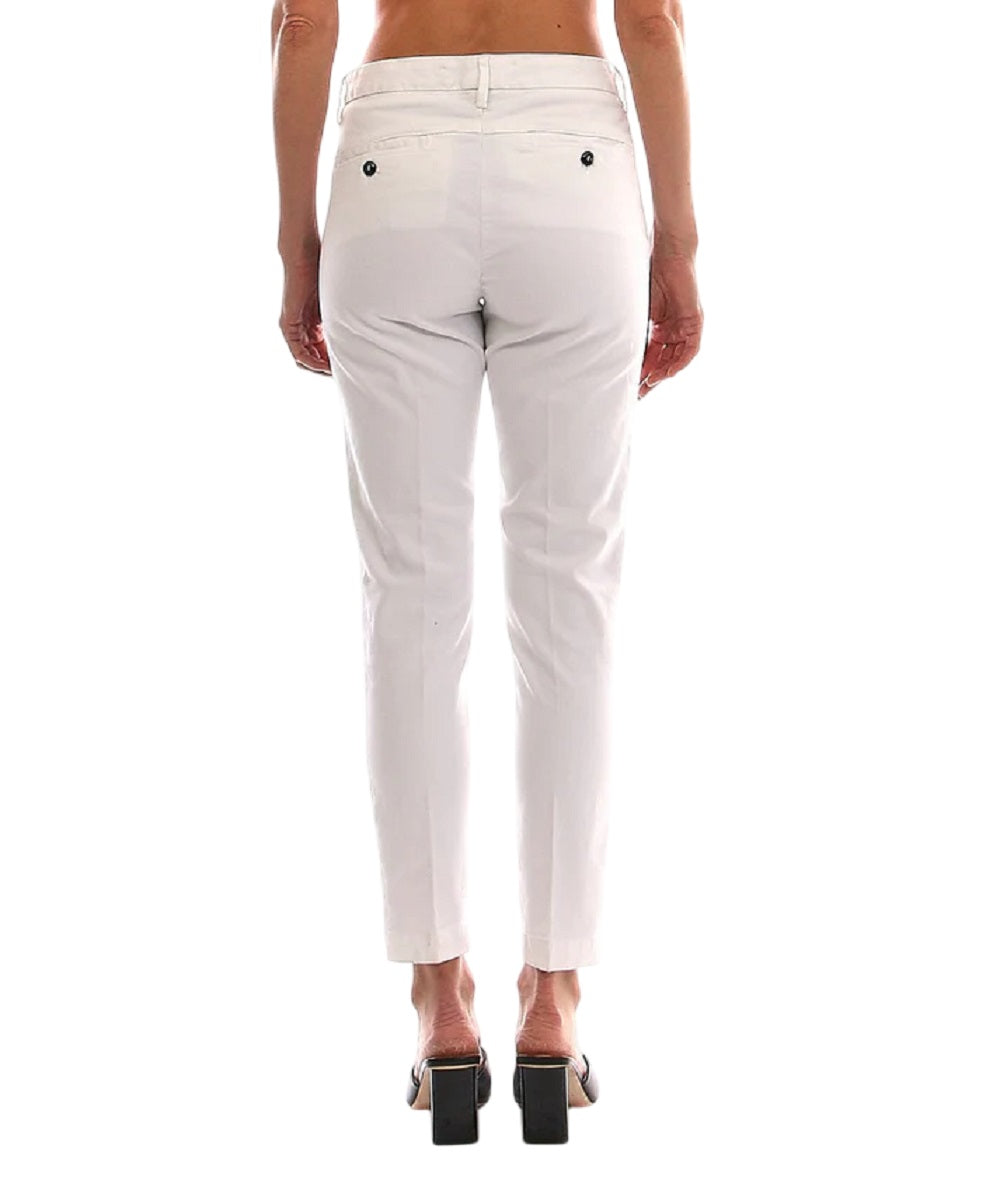 ROY ROGER'S Slim Fit Flow Chino Trousers - Women