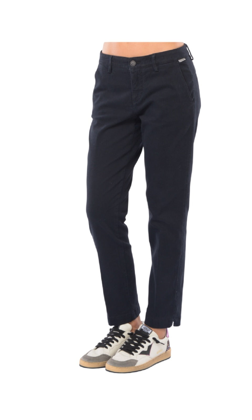 ROY ROGER'S Chic Stretch Chino Trousers for Women