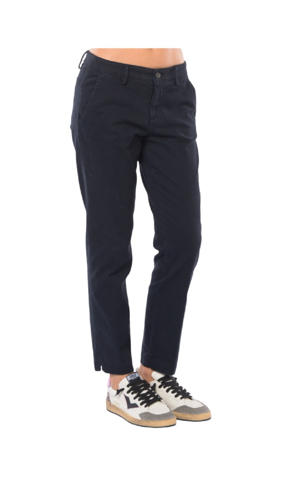 ROY ROGER'S Chic Stretch Chino Trousers for Women