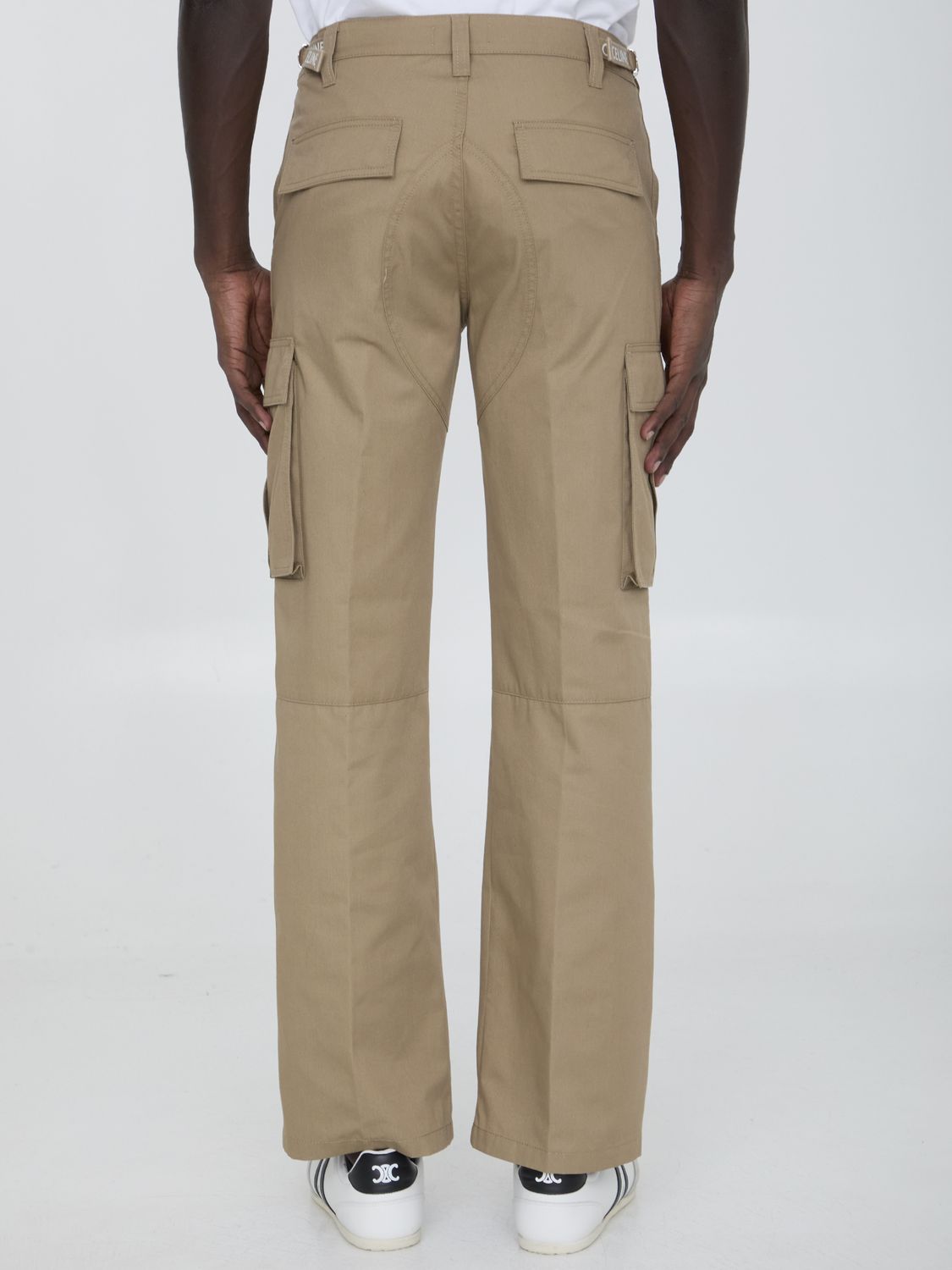 CELINE Cotton Blend Cargo Trousers for Men