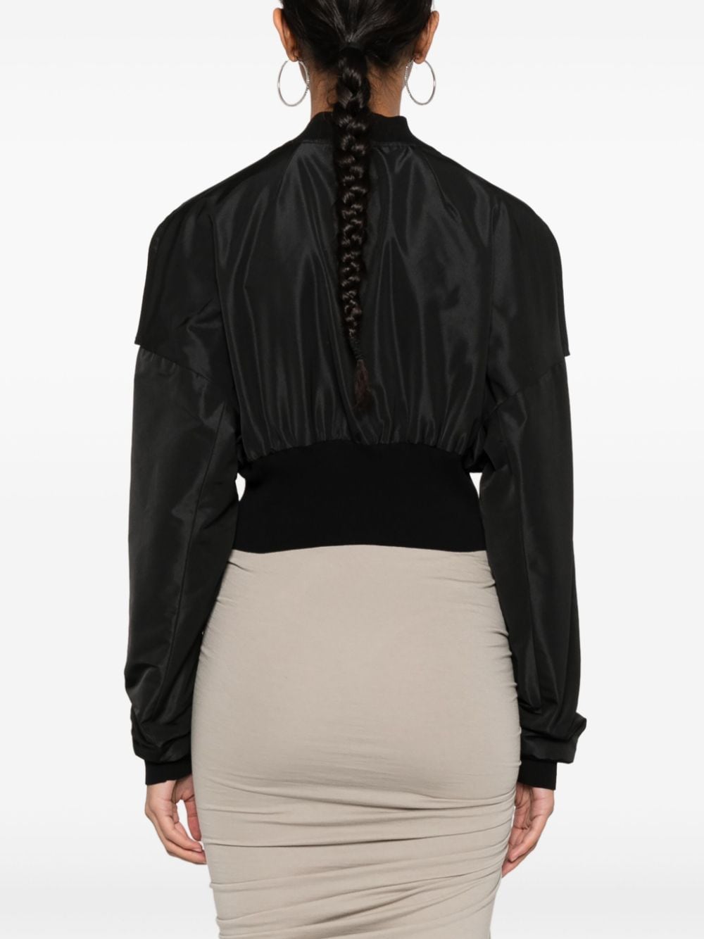 RICK OWENS Cropped Bomber Jacket for Women