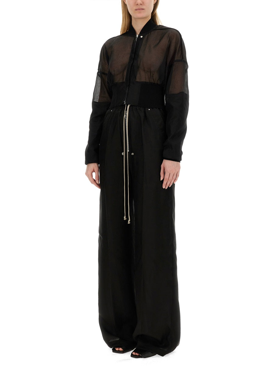 RICK OWENS Cropped Cotton Jacket - Size 40