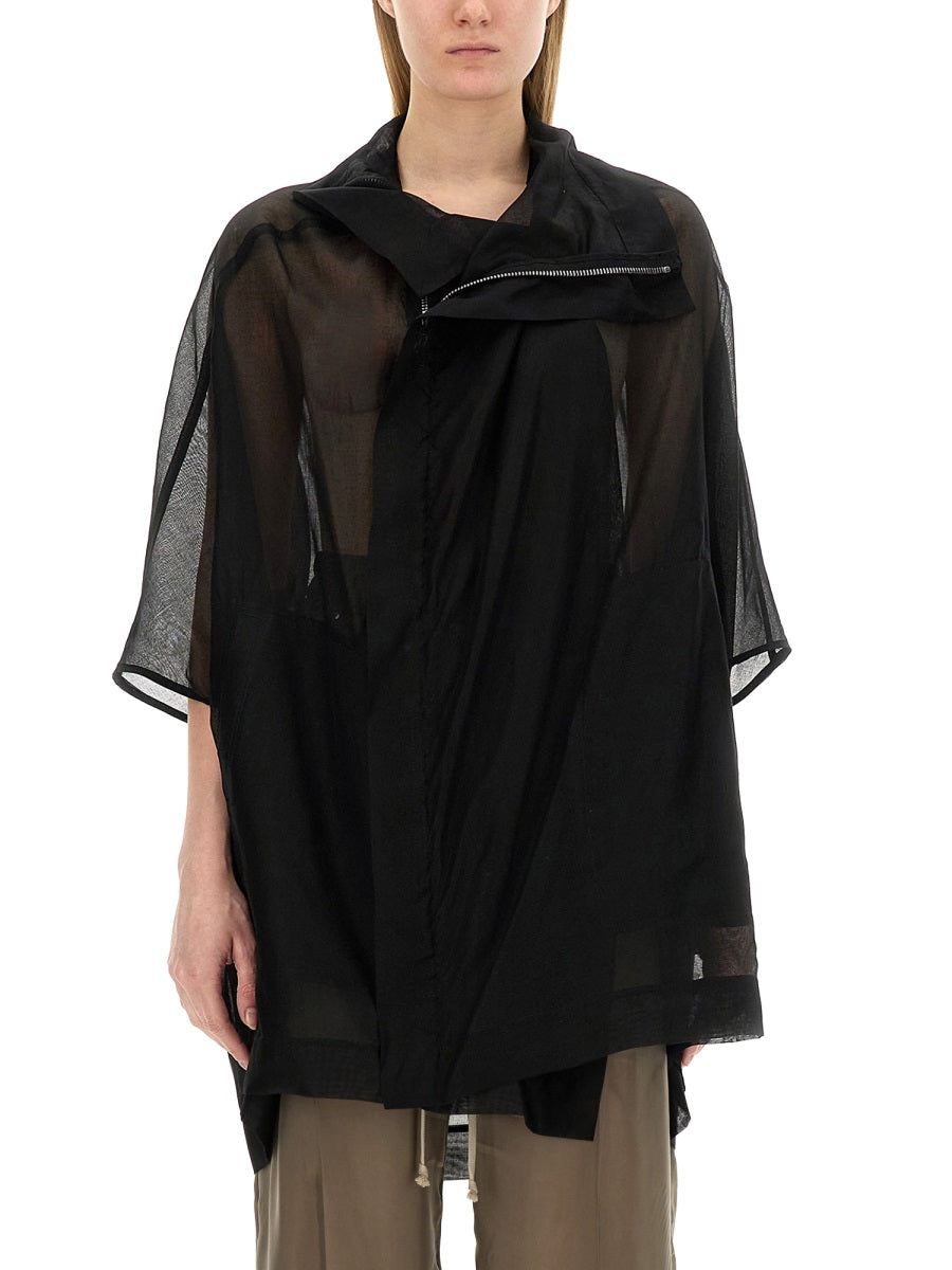 RICK OWENS Regular Fit Cotton Biker Jacket - Size 40