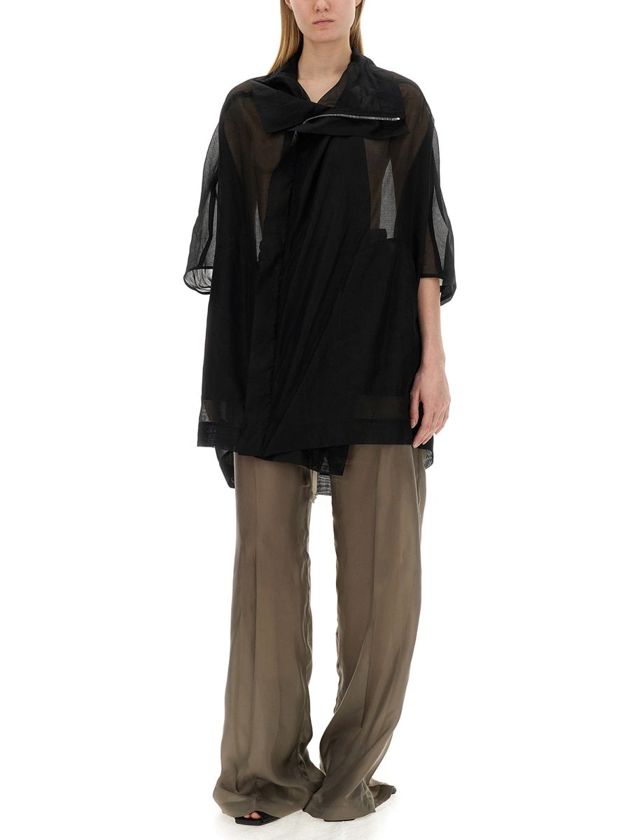 RICK OWENS Regular Fit Cotton Biker Jacket - Size 40