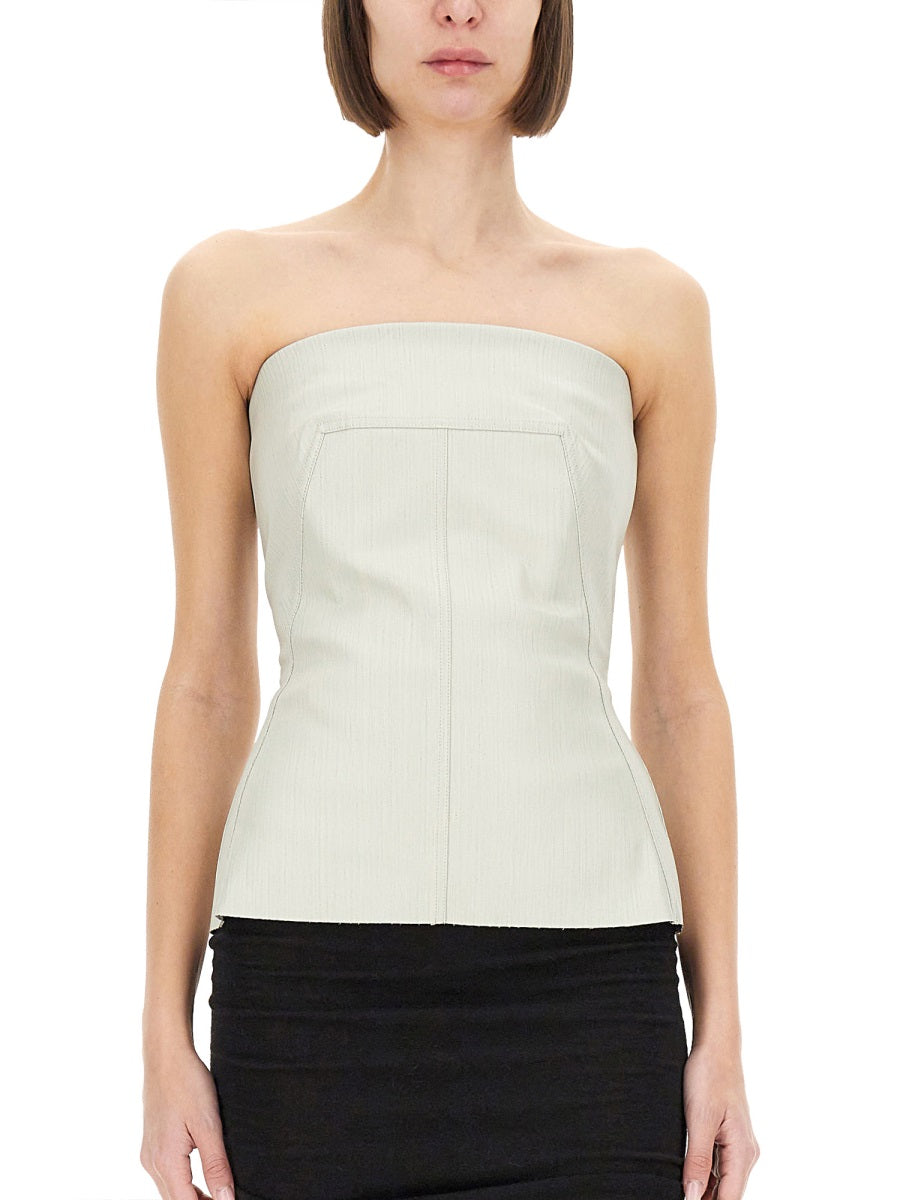 RICK OWENS Elegant Mini Bustier Top
