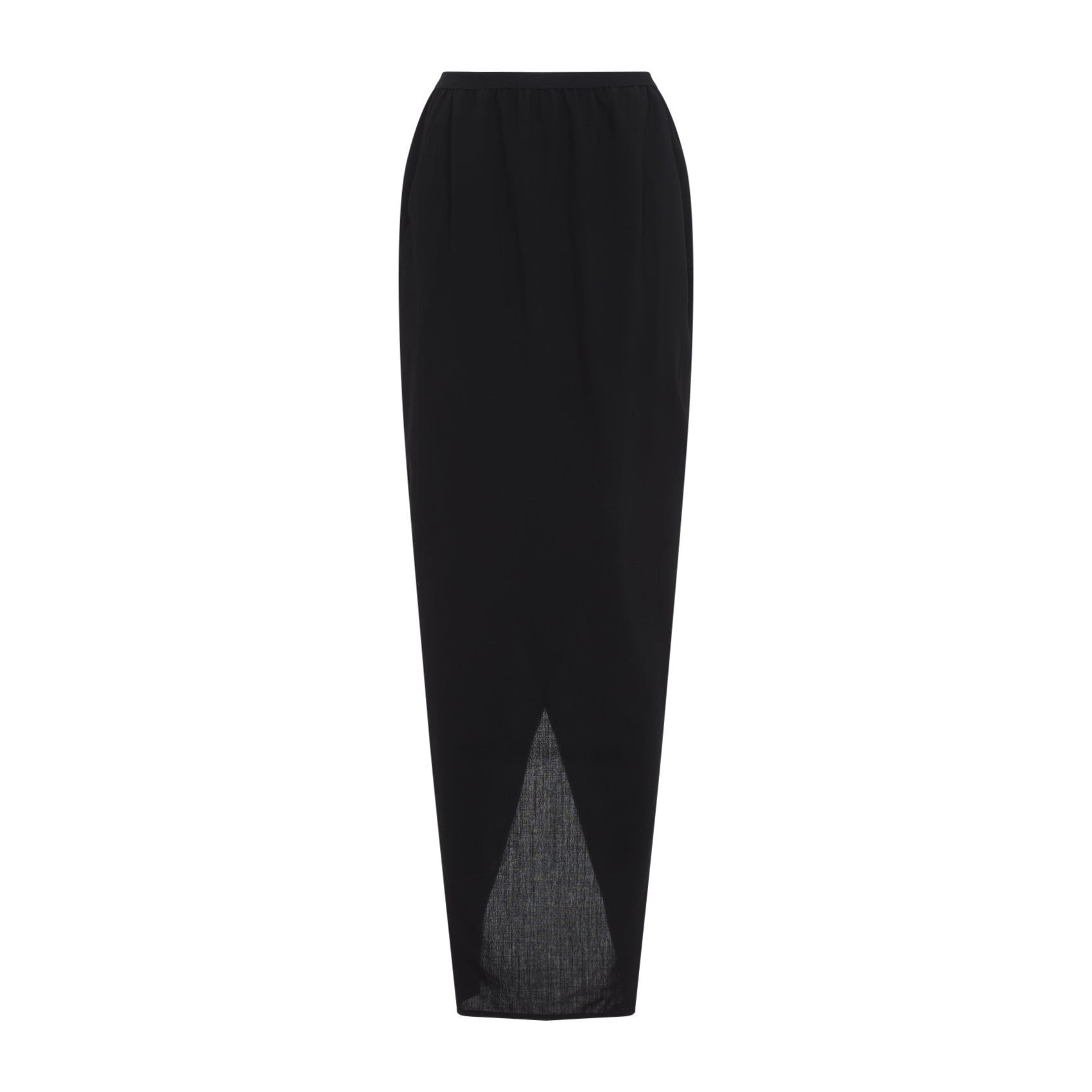 RICK OWENS Soft Pillar Long Skirt for Women
