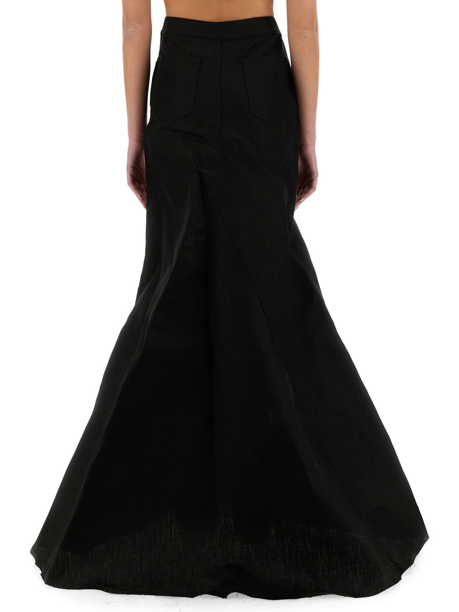RICK OWENS Elegant Long Skirt for Women