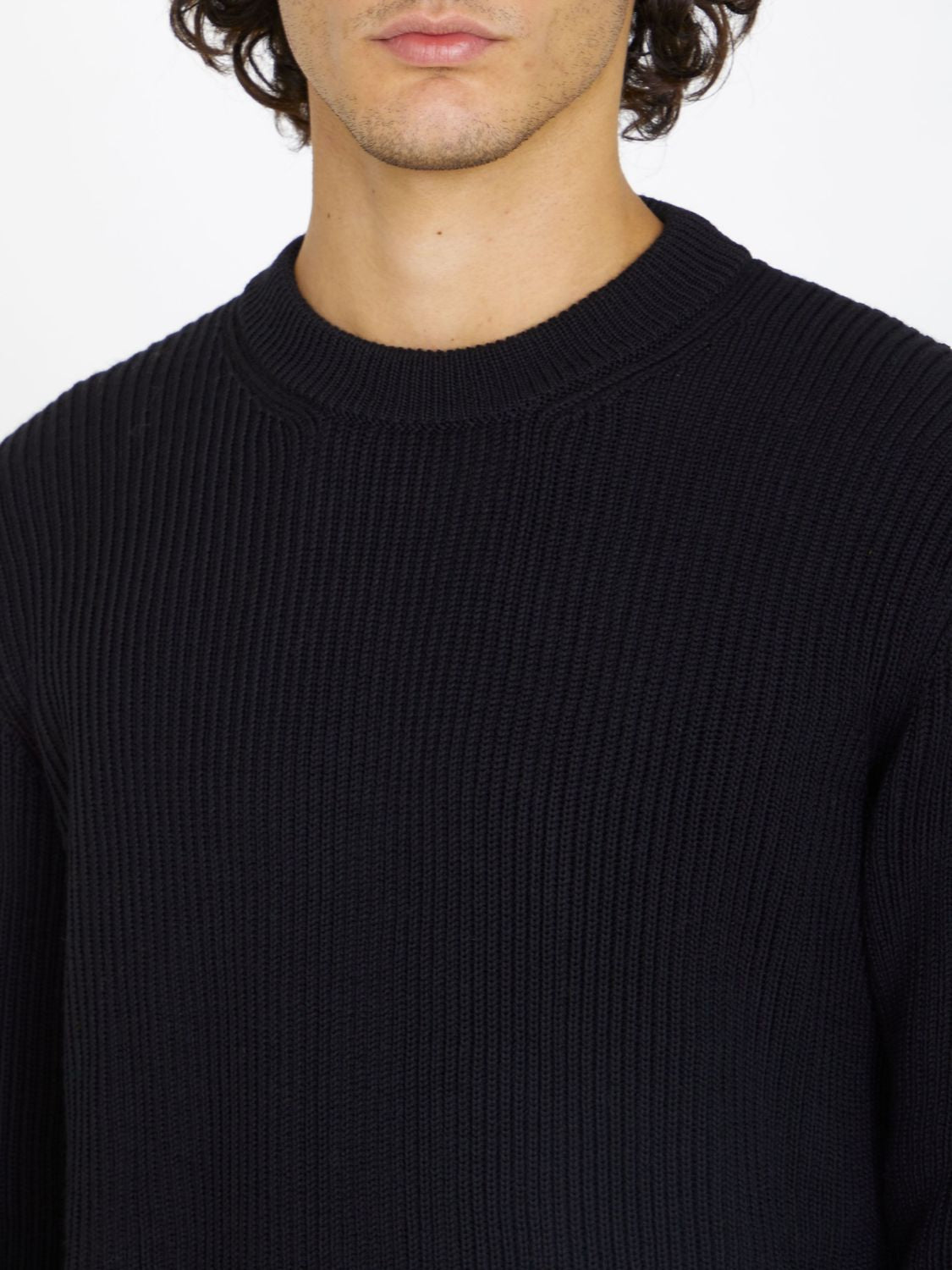 ROBERTO COLLINA Merino Wool Jumper - Regular Fit, Long Sleeve
