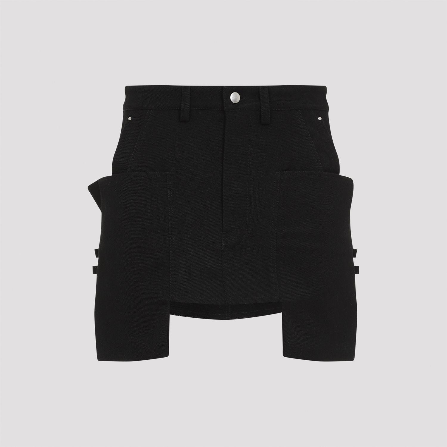 RICK OWENS Chic Wool Mini Skirt for Women - FW24 Collection