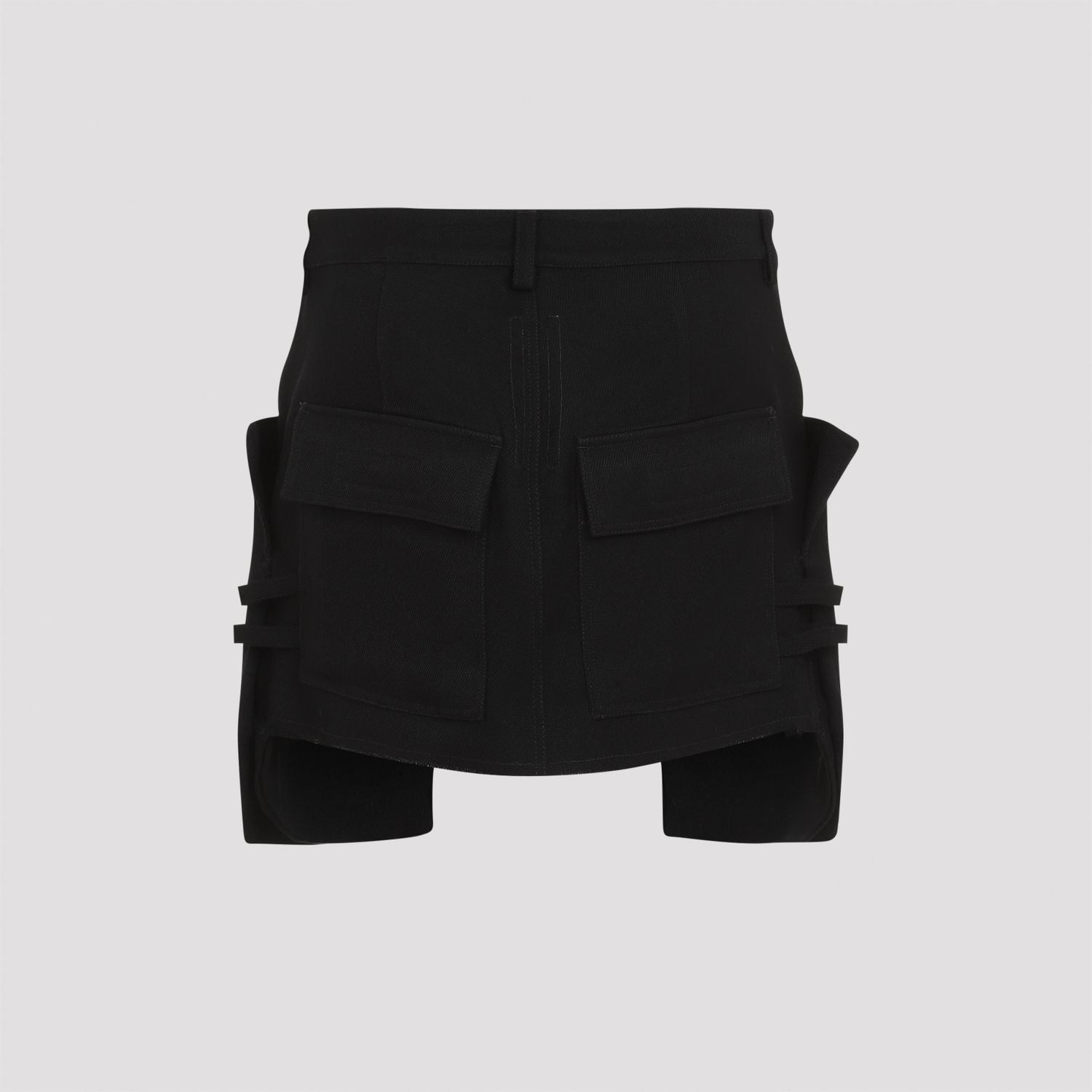 RICK OWENS Chic Wool Mini Skirt for Women - FW24 Collection