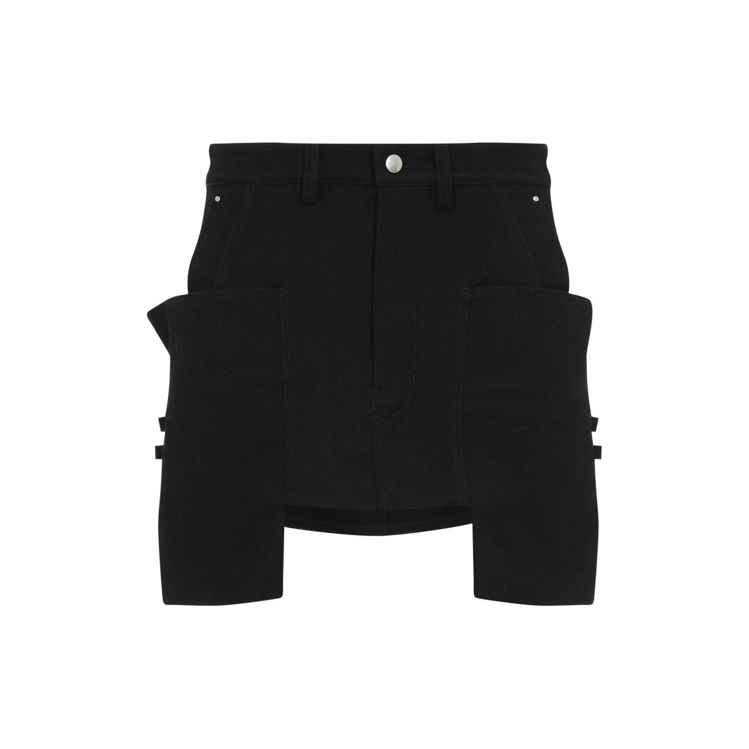 RICK OWENS Chic Wool Mini Skirt for Women - FW24 Collection