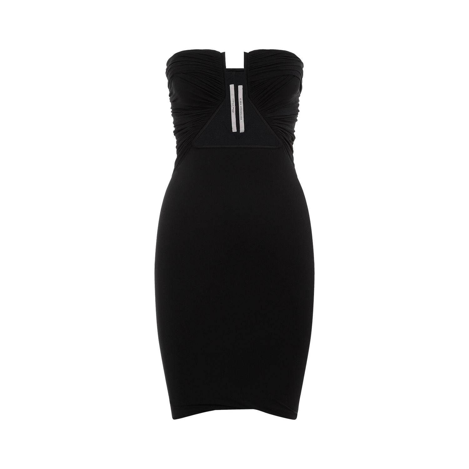 RICK OWENS Bodycon Prong Mini Dress - Size 40