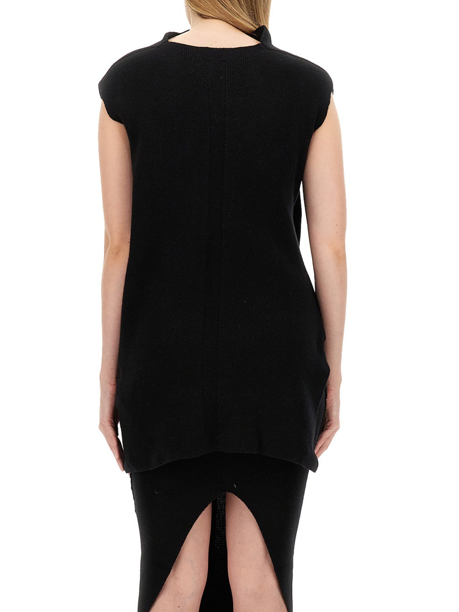 RICK OWENS Knit Top - Regular Fit, Size S