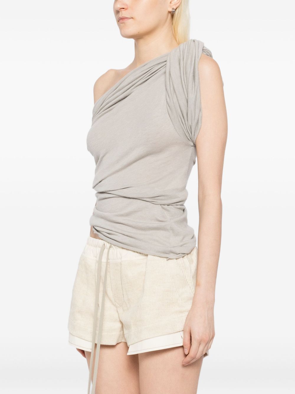 RICK OWENS Women’s Draped Cotton Tank Top
