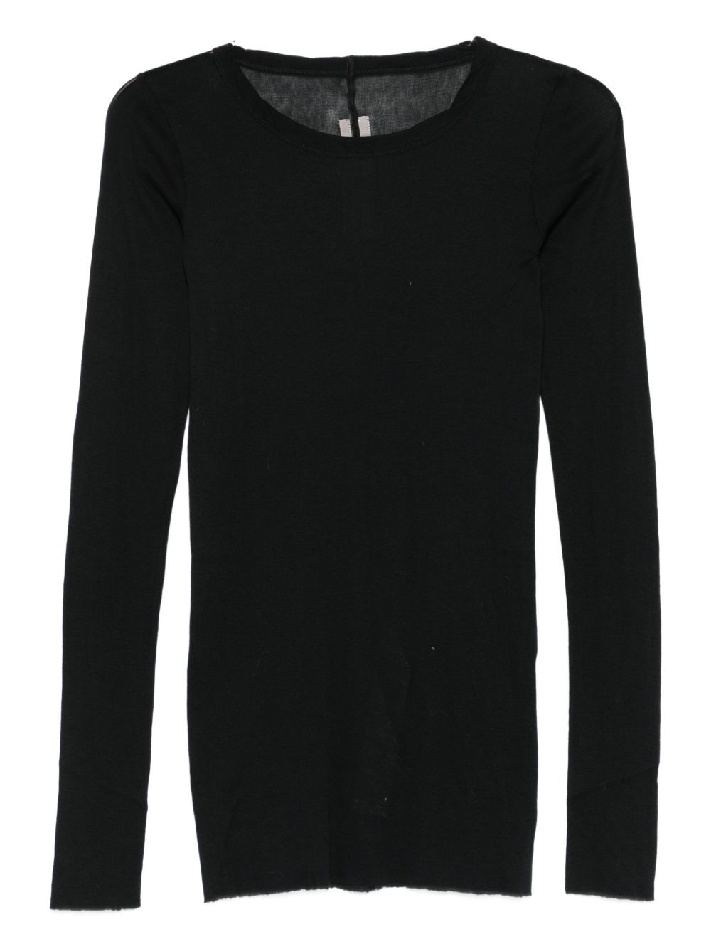 RICK OWENS Round Neck Long Sleeve T-Shirt for Women