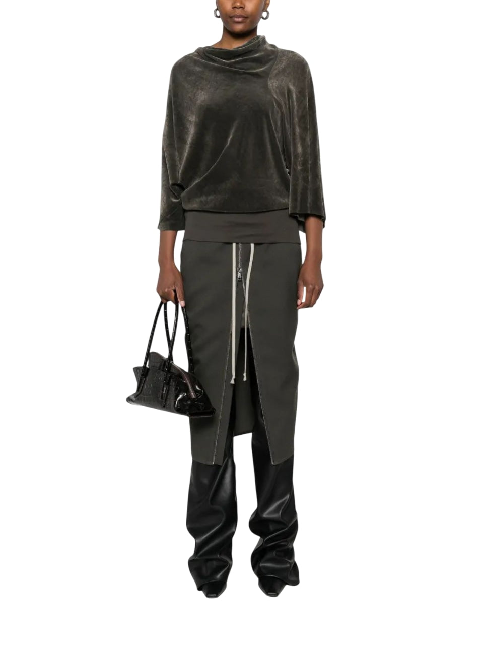 RICK OWENS Cylinder T-Shirt - Women's FW25 Collection