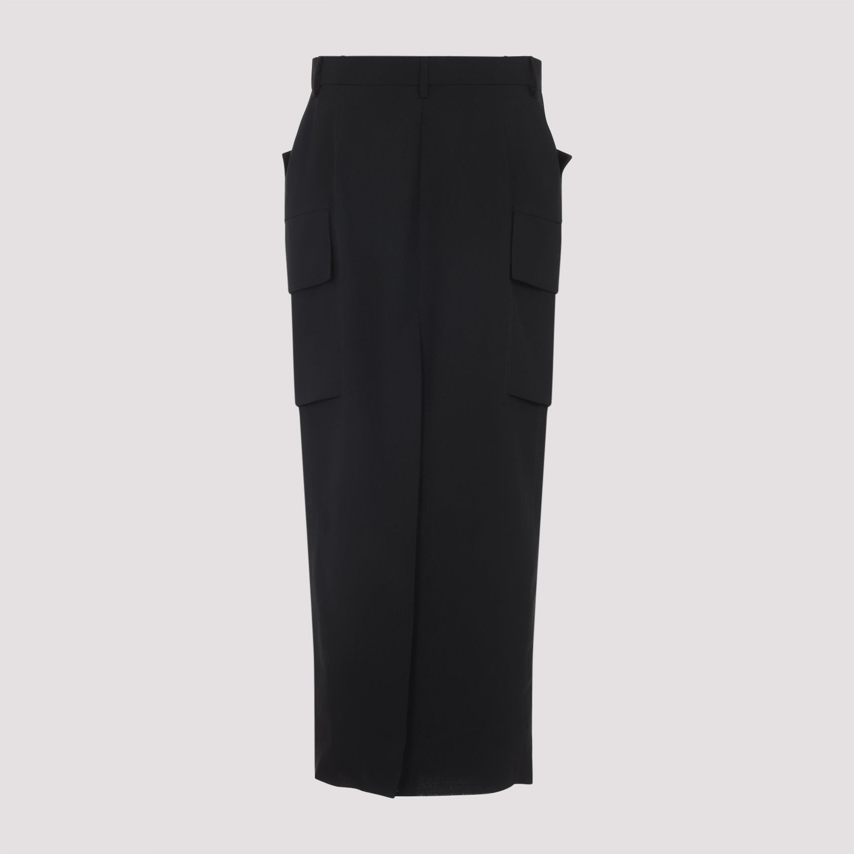 RICK OWENS High Waist Cargo Pocket Skirt