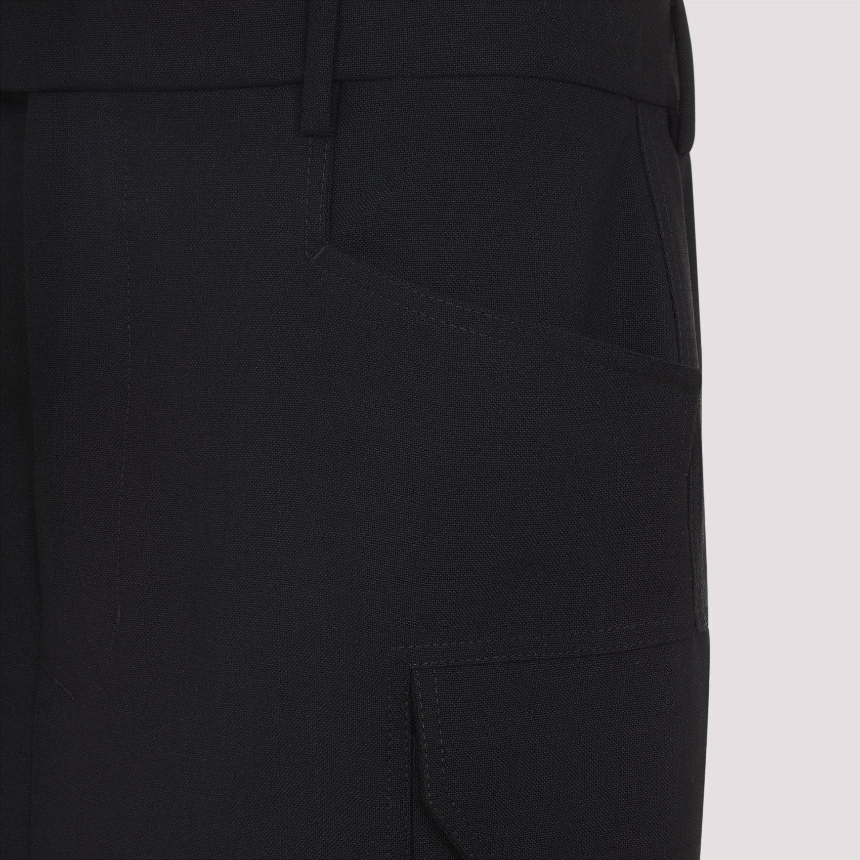 RICK OWENS High Waist Cargo Pocket Skirt
