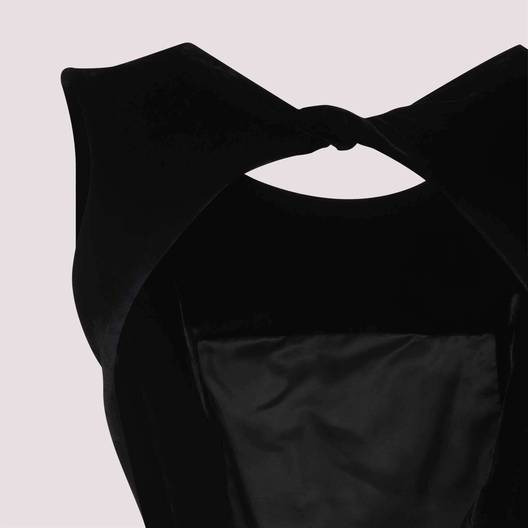 RICK OWENS Open Back Mini Gown for Women - FW25 Collection