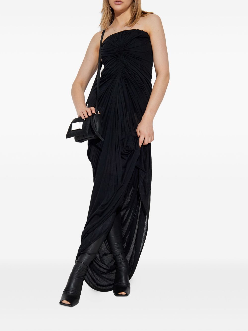 RICK OWENS Radiant Bustier Gown - Size 38