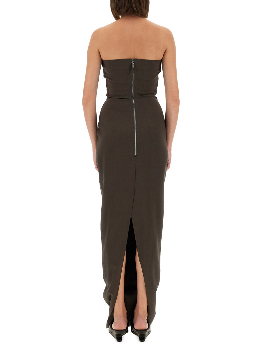 RICK OWENS Fitted Bustier Dress - Size 40