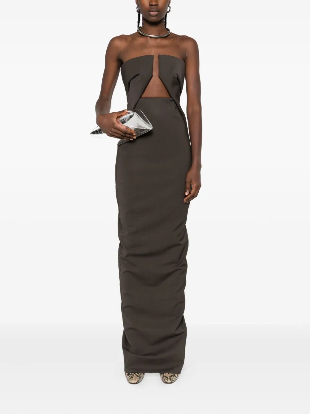 RICK OWENS Prong Gown Dress - Women's Fall/Winter 25