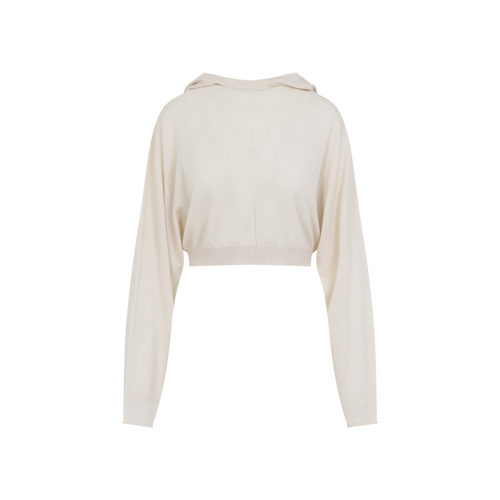 RICK OWENS Cropped Hooded Tunic - Women’s Wool Style