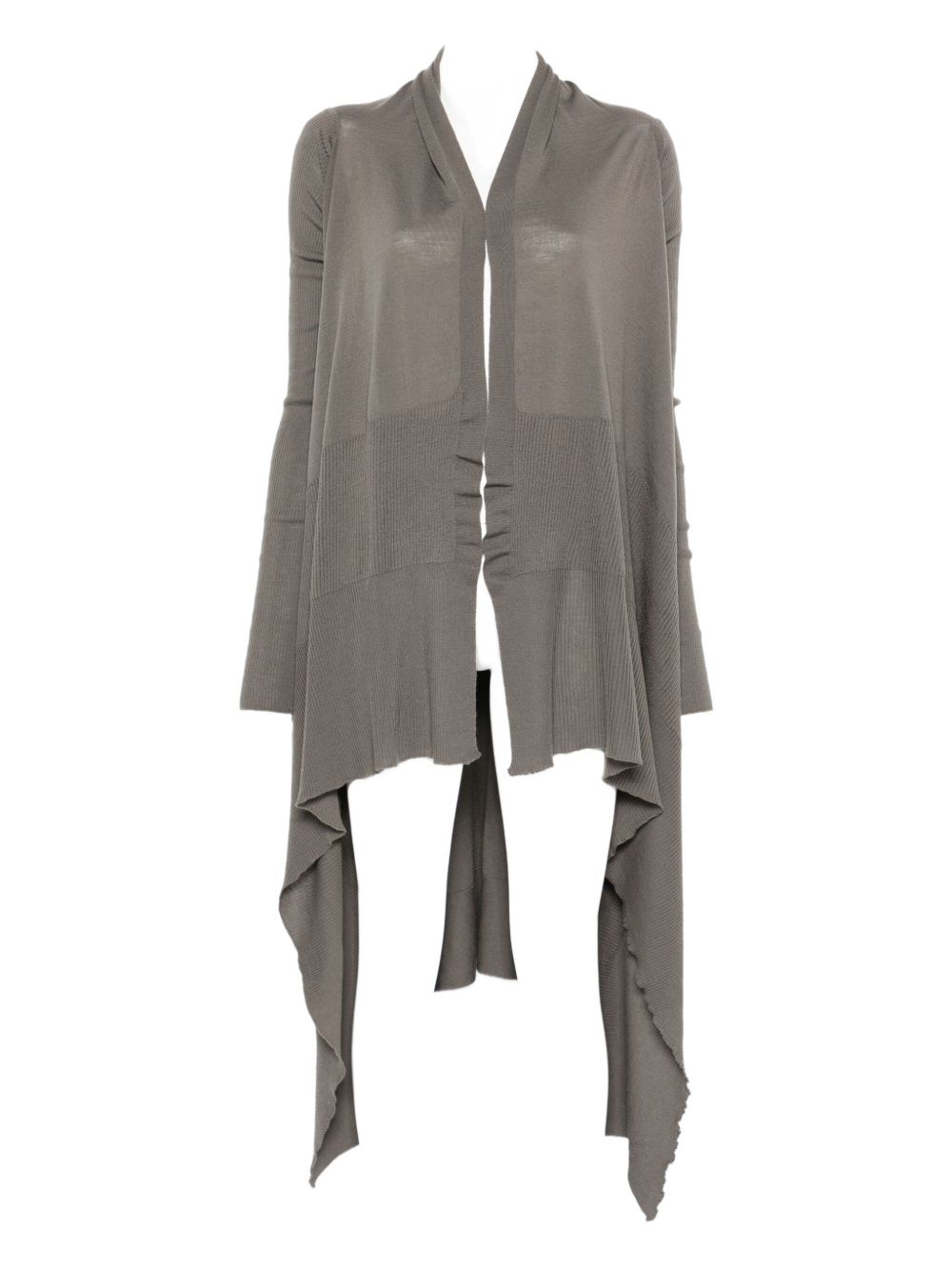 RICK OWENS Long Wrap Cardigan, Size S