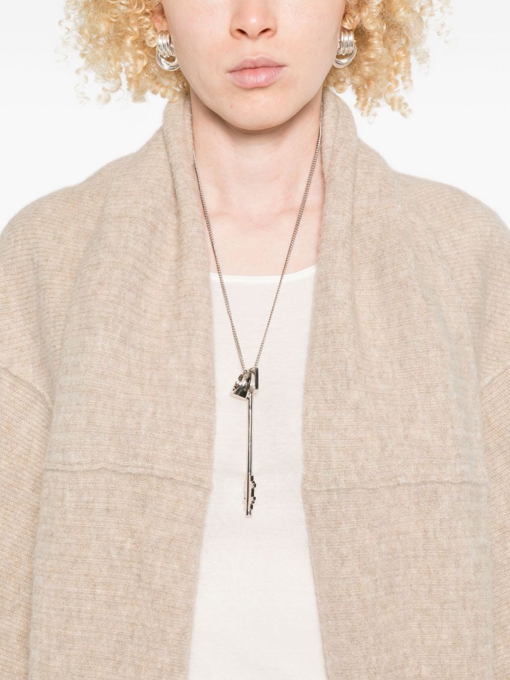 RICK OWENS Elegant Long Cardigan - Women's Loose Fit