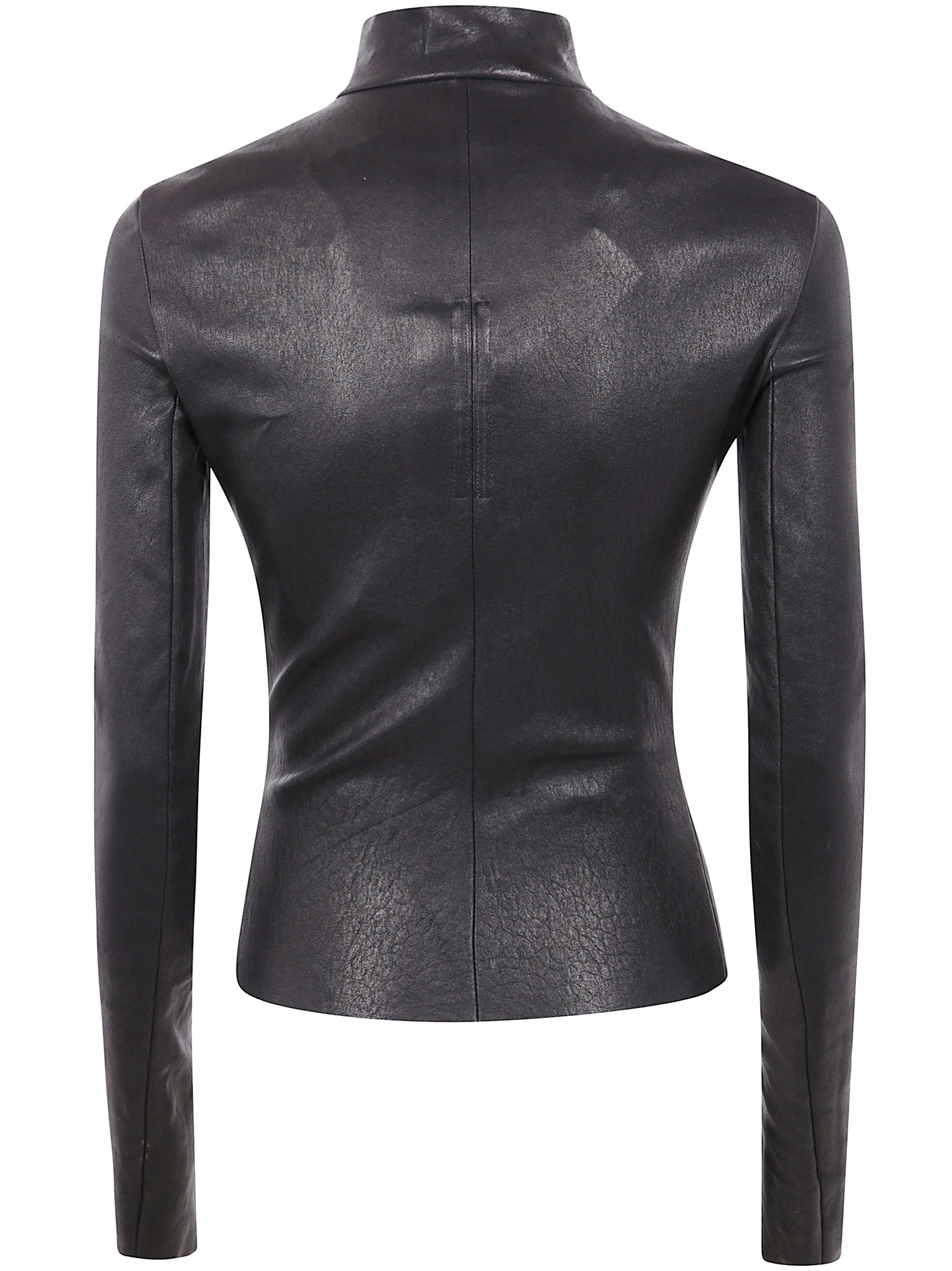 RICK OWENS Mini Leather Jacket