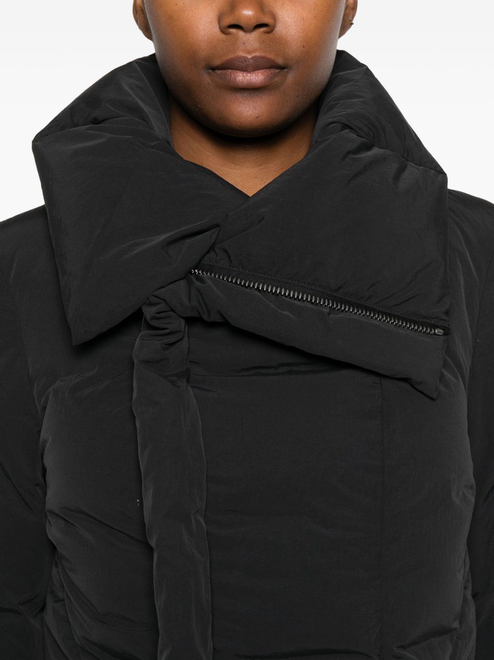 RICK OWENS Asymmetric Down Jacket