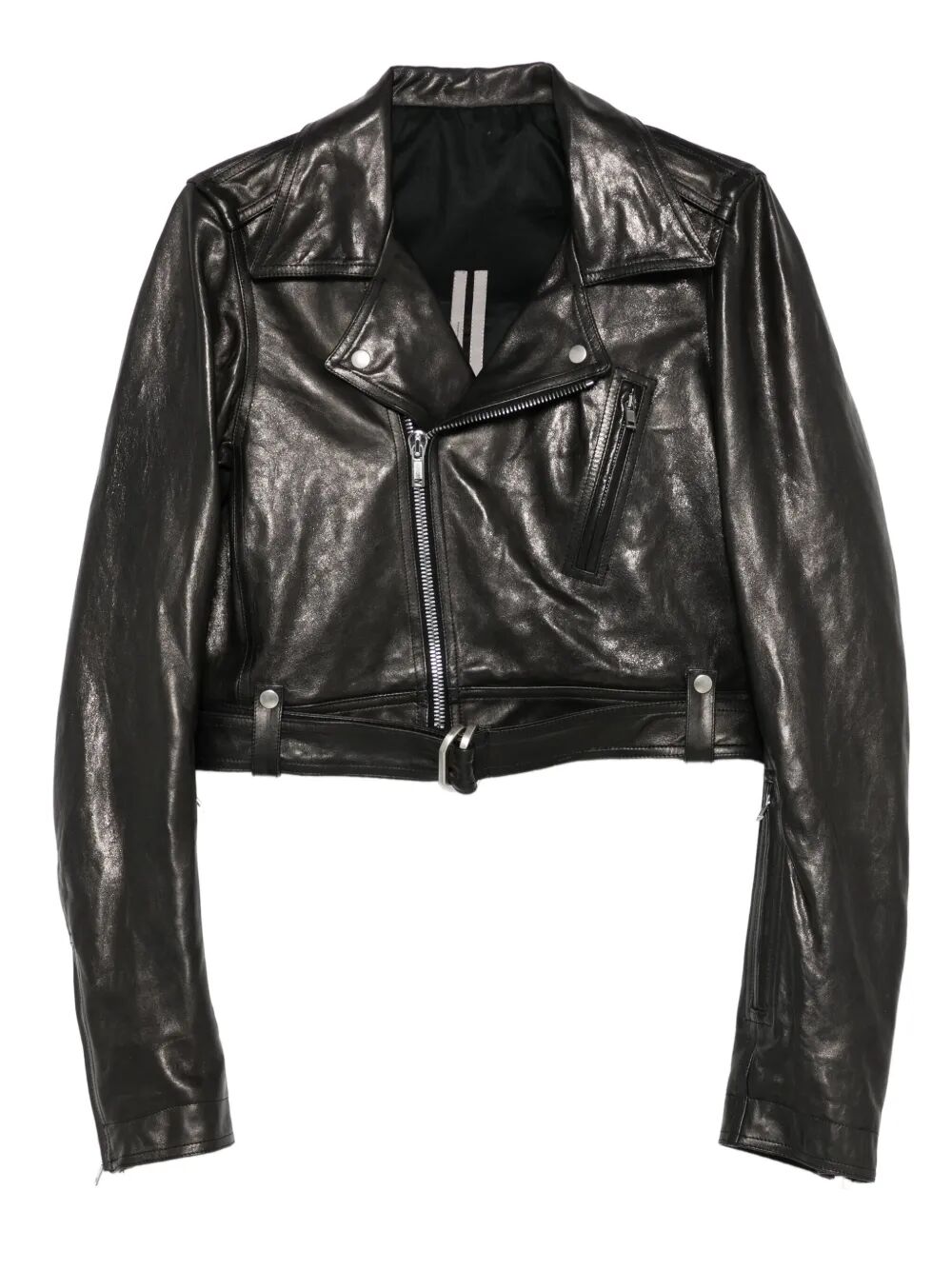 RICK OWENS Cropped Mini Leather Stogges for Women