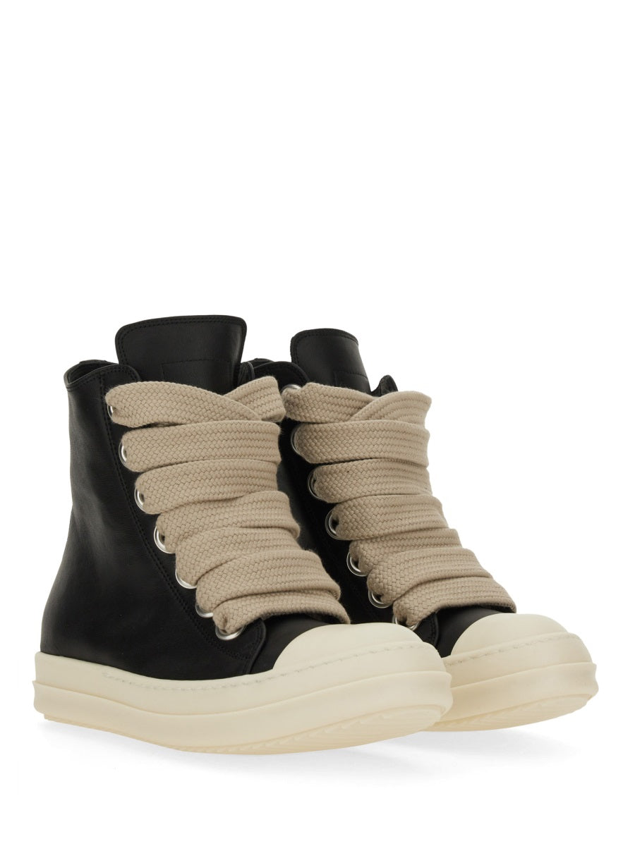 RICK OWENS Mini Leather Sneakers