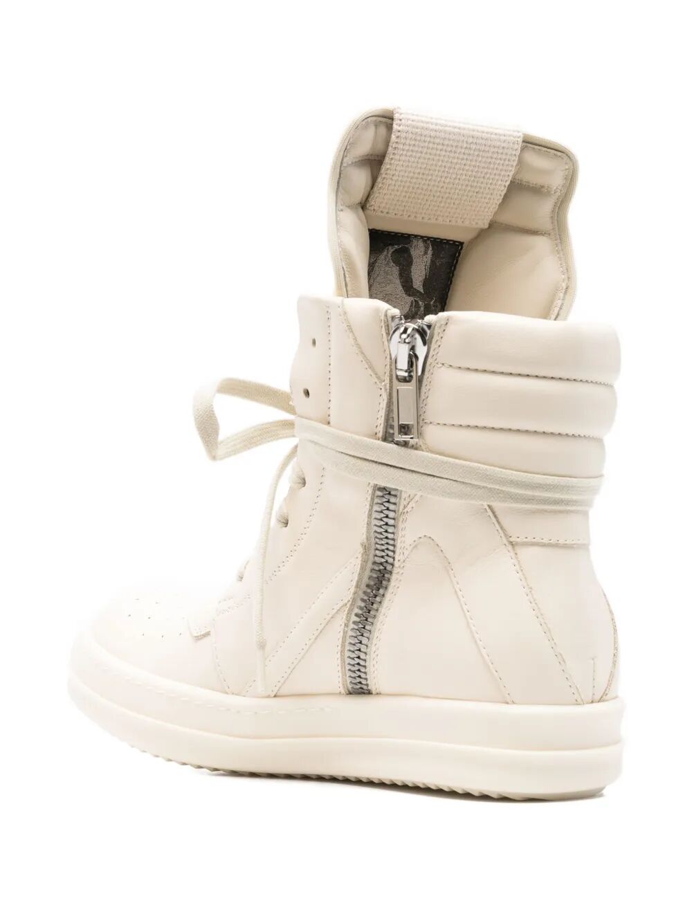 RICK OWENS Geobasket Leather Sneakers for Women