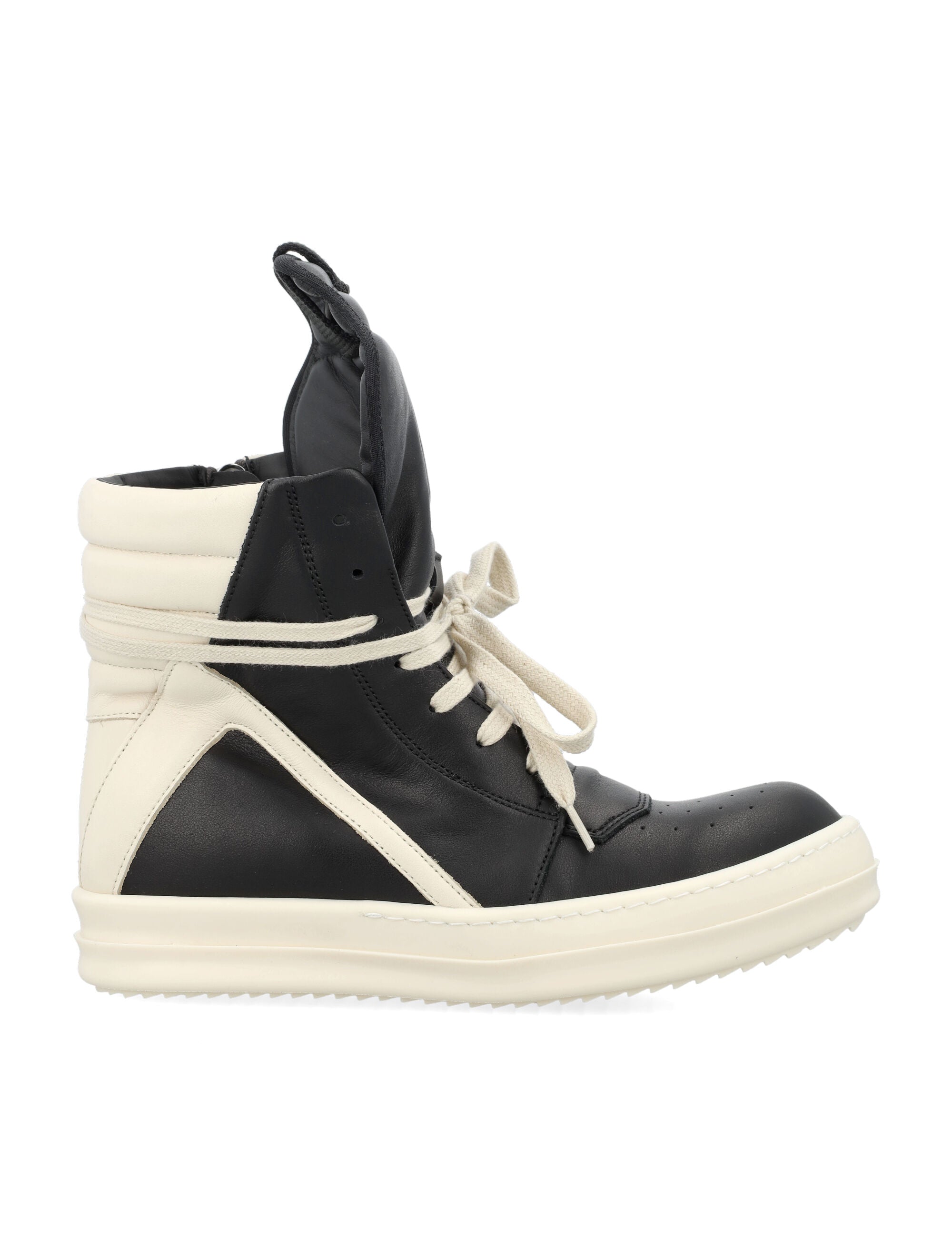 RICK OWENS Women’s Mini Leather Geobasket Sneakers