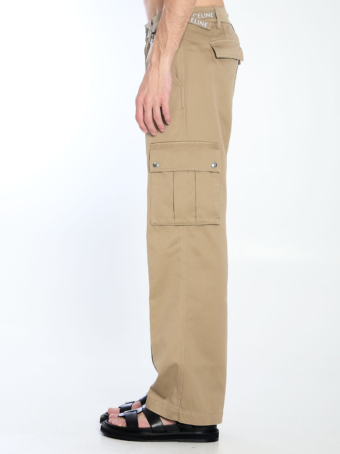 CELINE Cargo Trousers - Loose Fit, Size IT 48