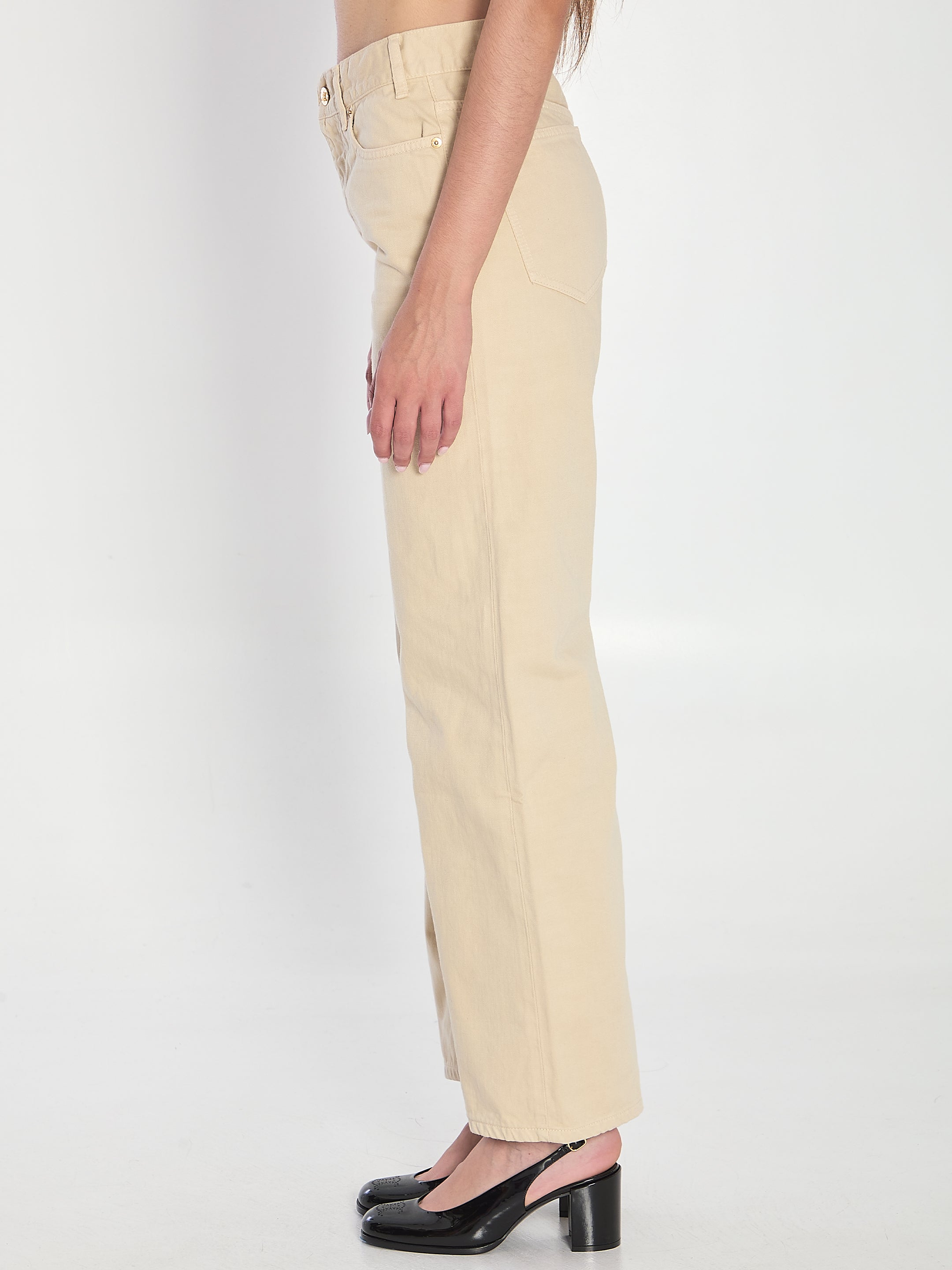 CELINE High Waist Wide Leg Jeans - Size 26