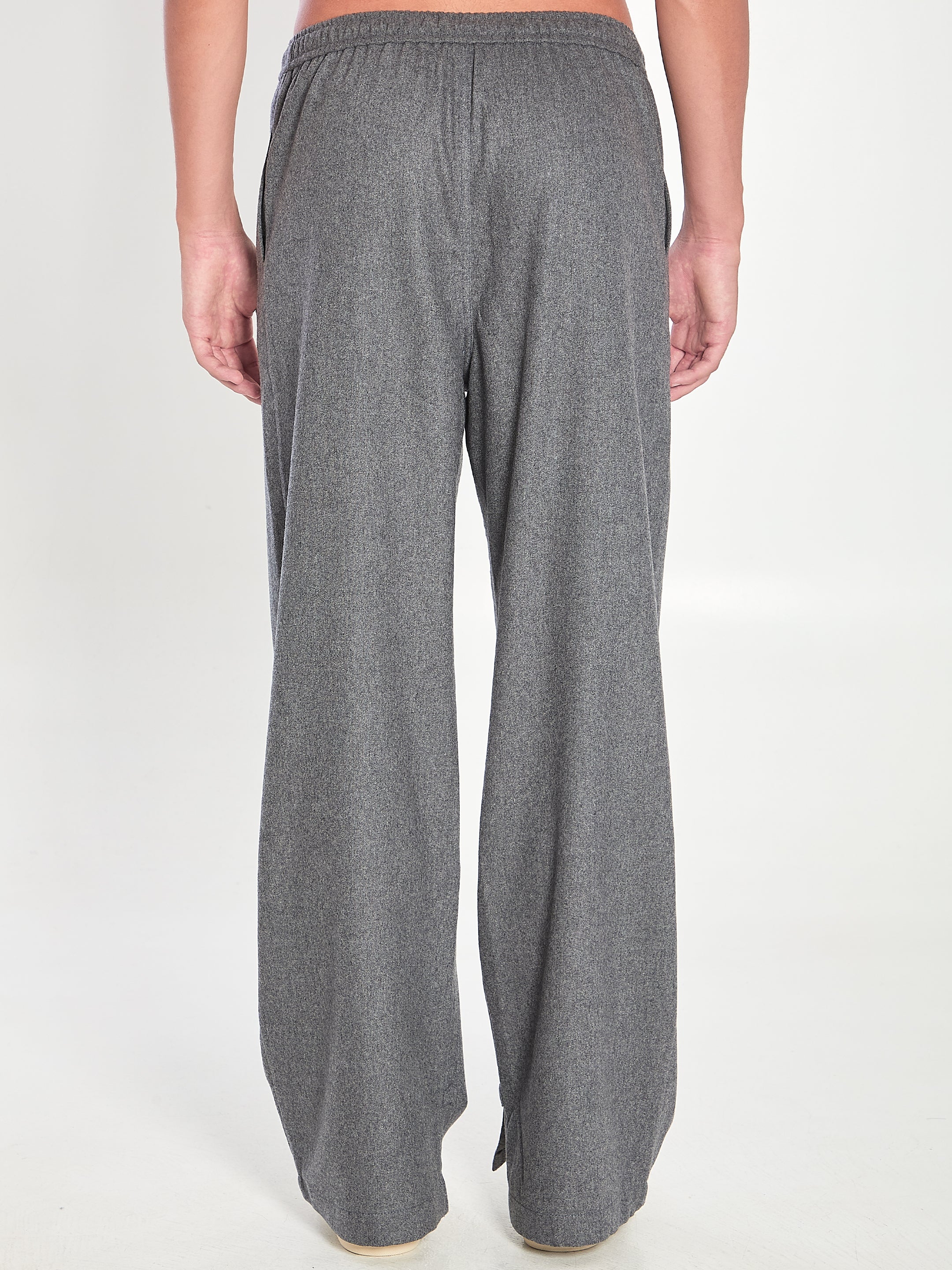 CELINE Drawstring Cashmere Pants - Size 48 IT
