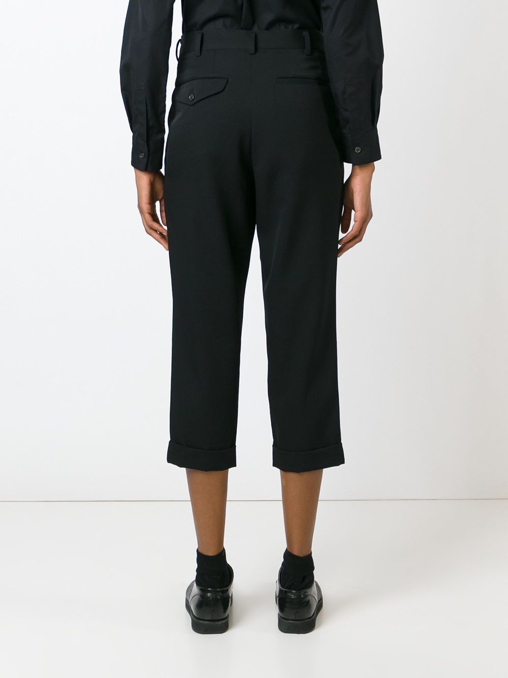 COMME DES GARÇONS Wool Mini Cropped Trousers