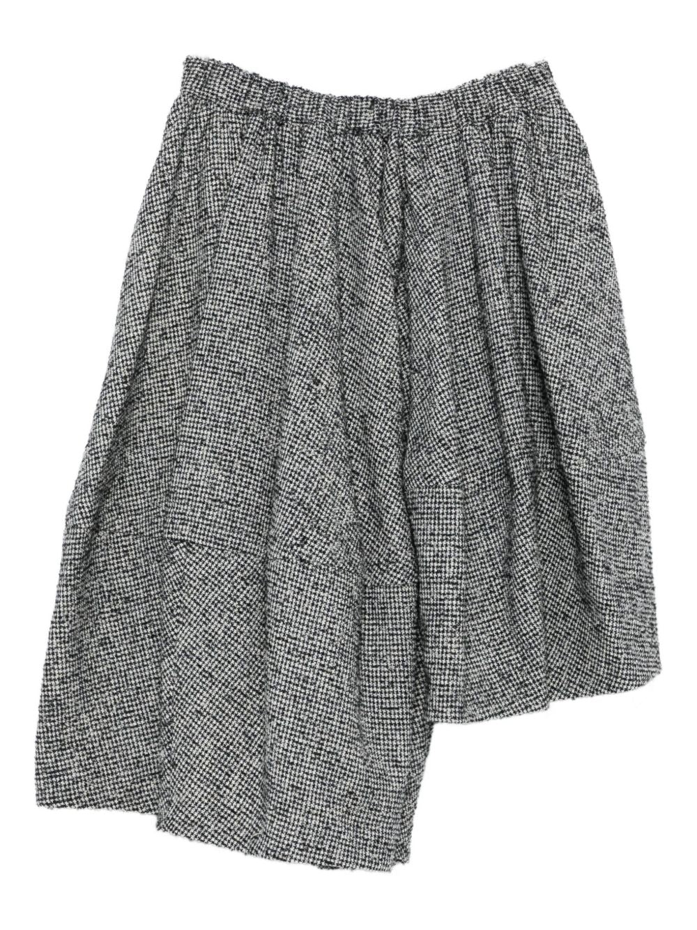 COMME DES GARÇONS Wool Asymmetric Mini Skirt