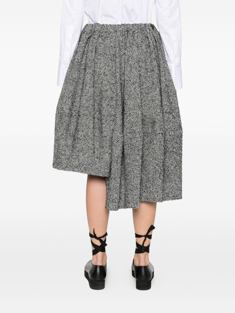 COMME DES GARÇONS Wool Asymmetric Mini Skirt