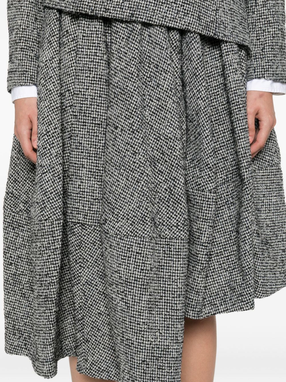 COMME DES GARÇONS Wool Asymmetric Mini Skirt