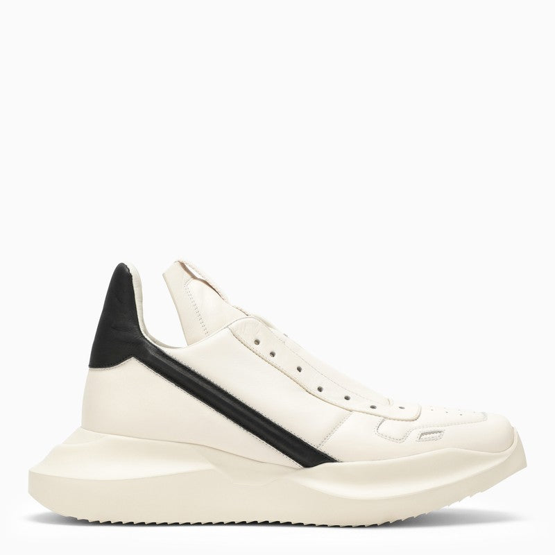 RICK OWENS Geo Geth Leather High-Top Sneakers